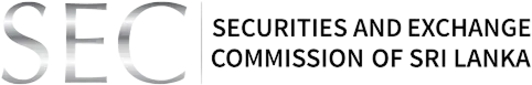 The official logo for the Securities and Exchange Commission of Sri Lanka (SEC).